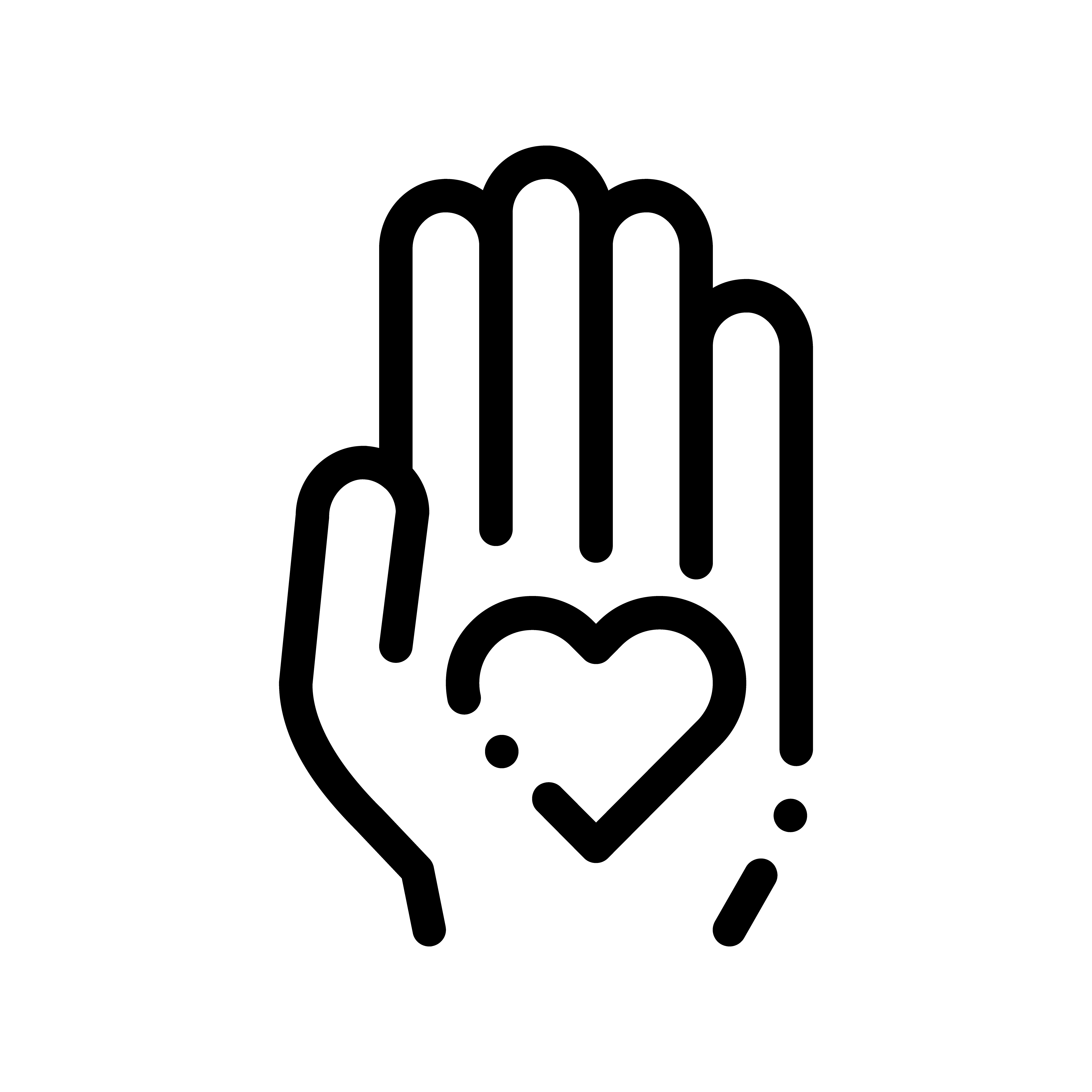 —Pngtree—volunteers support hand love vector_5140291